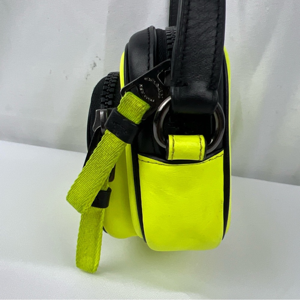 Coach Yellow and Black Belt Bag - Picture 3 of 16